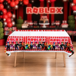 Roblox Friends Printed Plastic Table Cover